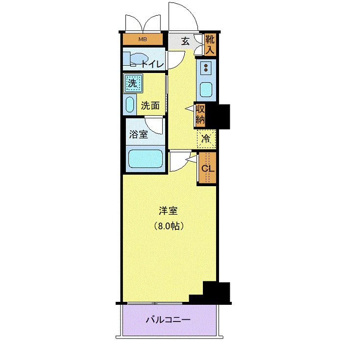 2階の間取り図
