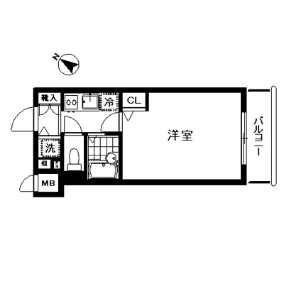 6階の間取り図