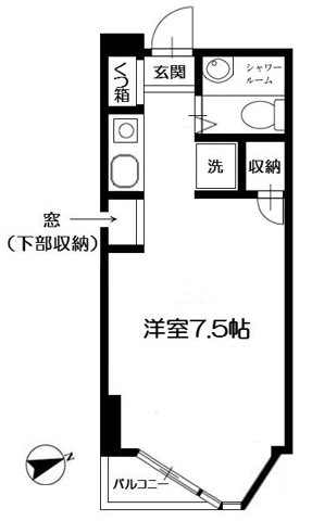 3階の間取り図