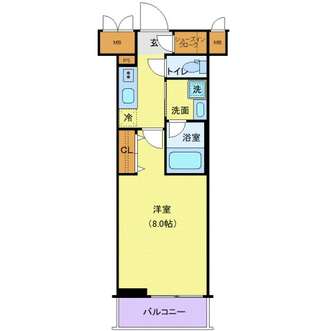 5階の間取り図