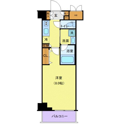 5階の間取り図