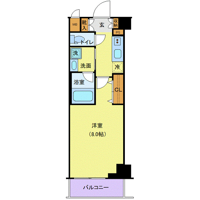 5階の間取り図