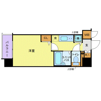 8階の間取り図