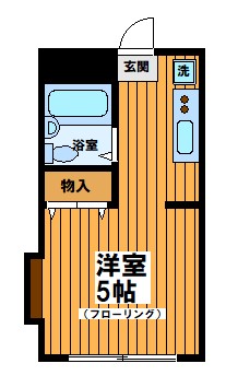 2階の間取り図