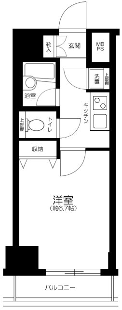 4階の間取り図