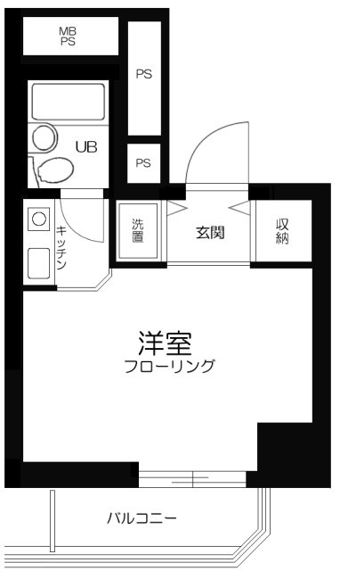 8階の間取り図