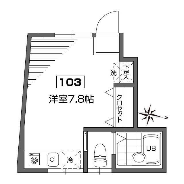 1階の間取り図