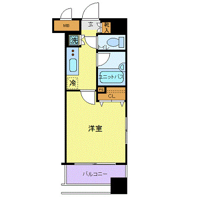 8階の間取り図