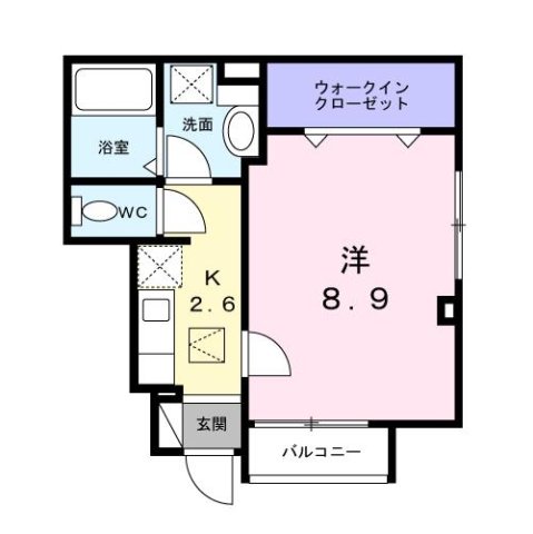1階の間取り図