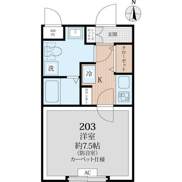 1階の間取り図
