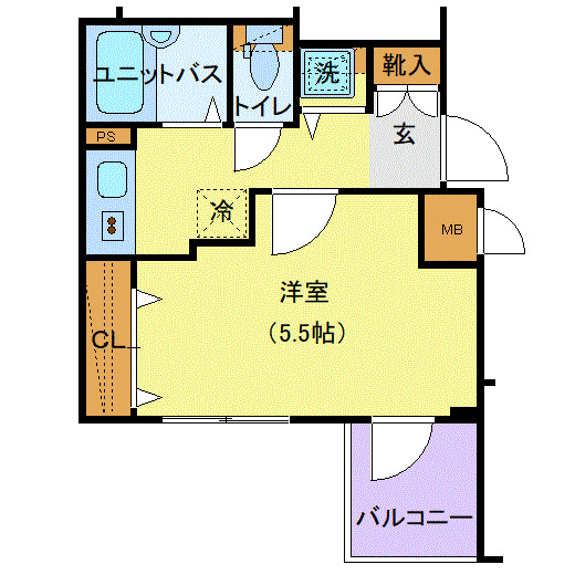5階の間取り図
