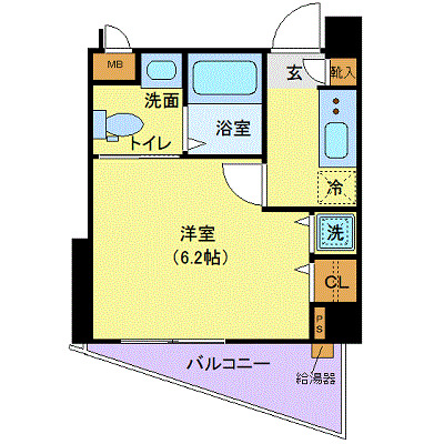 4階の間取り図