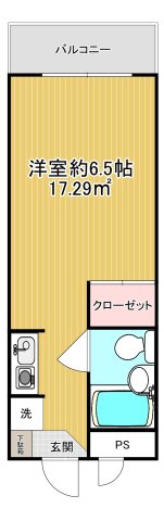 4階の間取り図