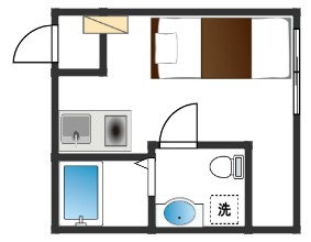4階の間取り図