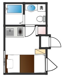 4階の間取り図