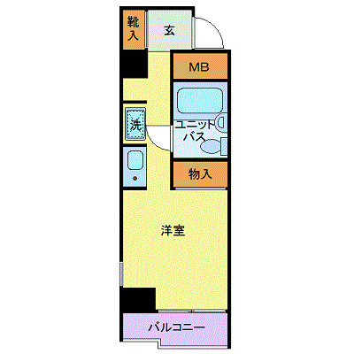 6階の間取り図