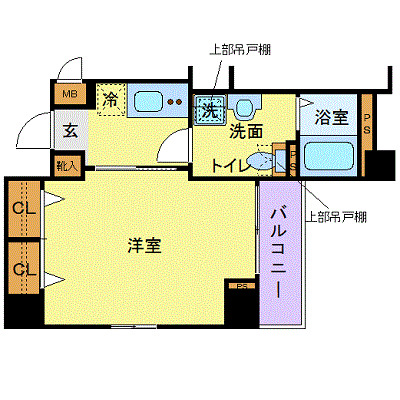 2階の間取り図