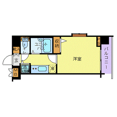 8階の間取り図