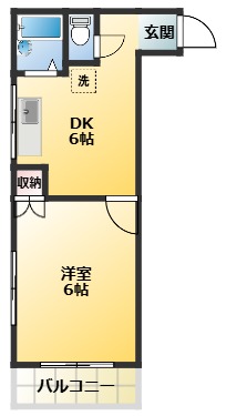 2階の間取り図