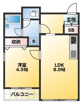 3階の間取り図
