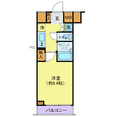 4階の間取り図