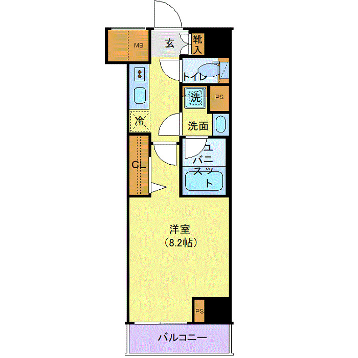 7階の間取り図