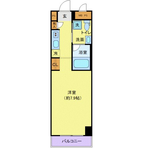 7階の間取り図