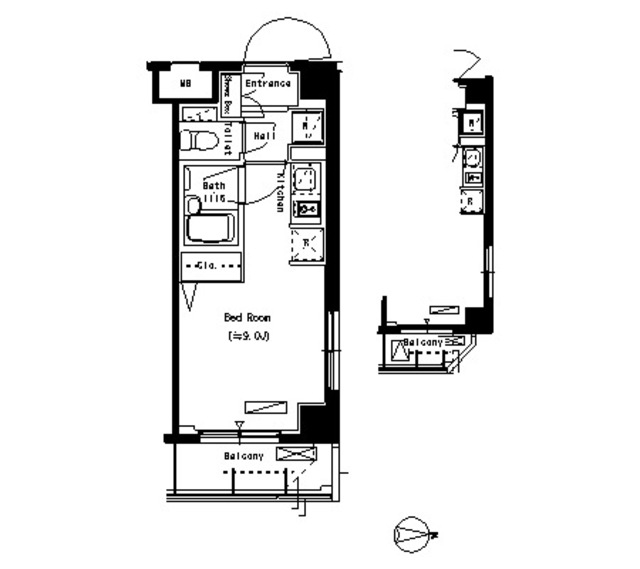 1階の間取り図