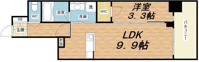 7階の間取り図