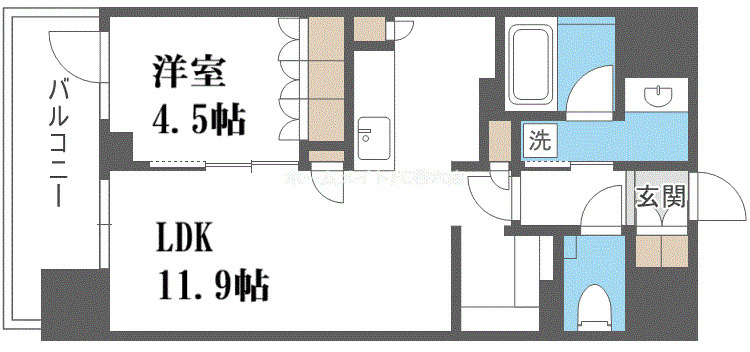 2階の間取り図