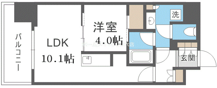 ザ・パークハビオ都島フロント(13階 / 南 / 1LDK)の外観 ザ・パークハビオ都島フロント(13階 / 南 / 1LDK)の外観