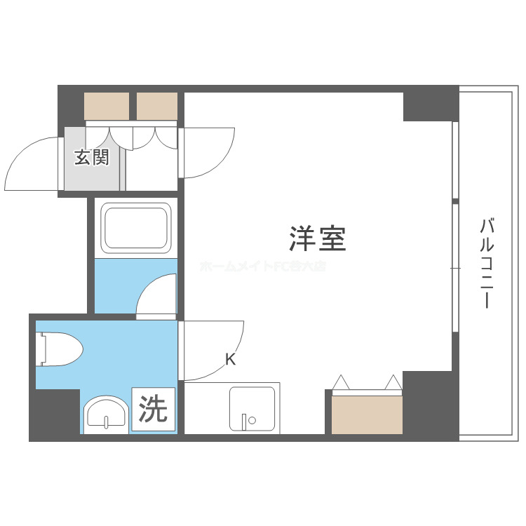 アーバンスタイル心斎橋(5階 / 北 / ワンルーム)の外観 アーバンスタイル心斎橋(5階 / 北 / ワンルーム)の外観