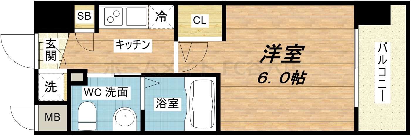 9階の間取り図