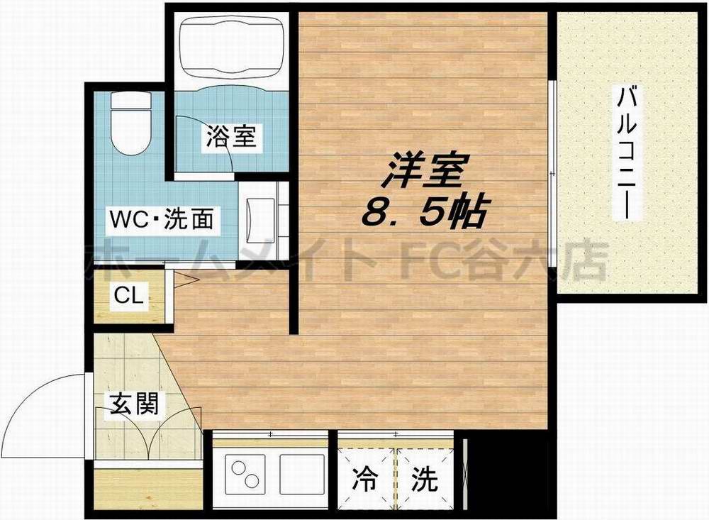 2階の間取り図