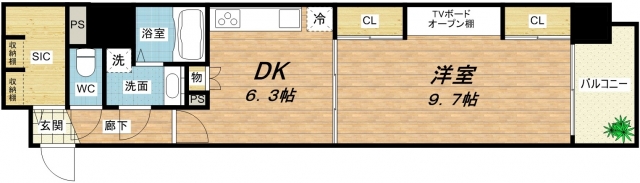 10階の間取り図