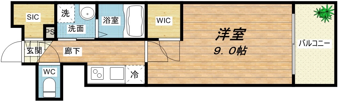 9階の間取り図