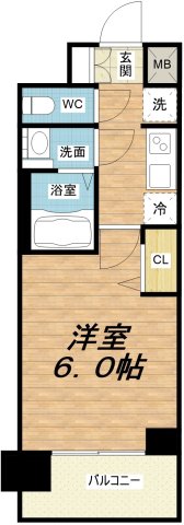 4階の間取り図