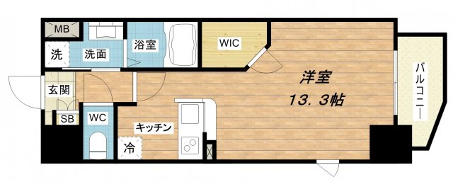 7階の間取り図