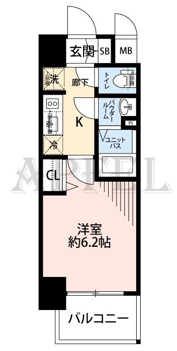3階の間取り図