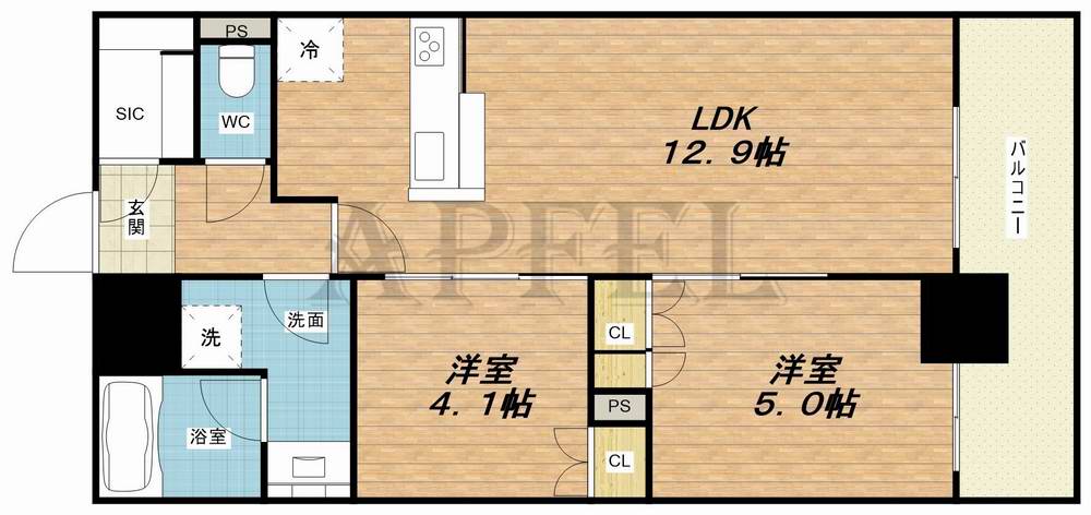RJR堺筋本町タワー(5階 / 南 / 2LDK)の外観 RJR堺筋本町タワー(5階 / 南 / 2LDK)の外観