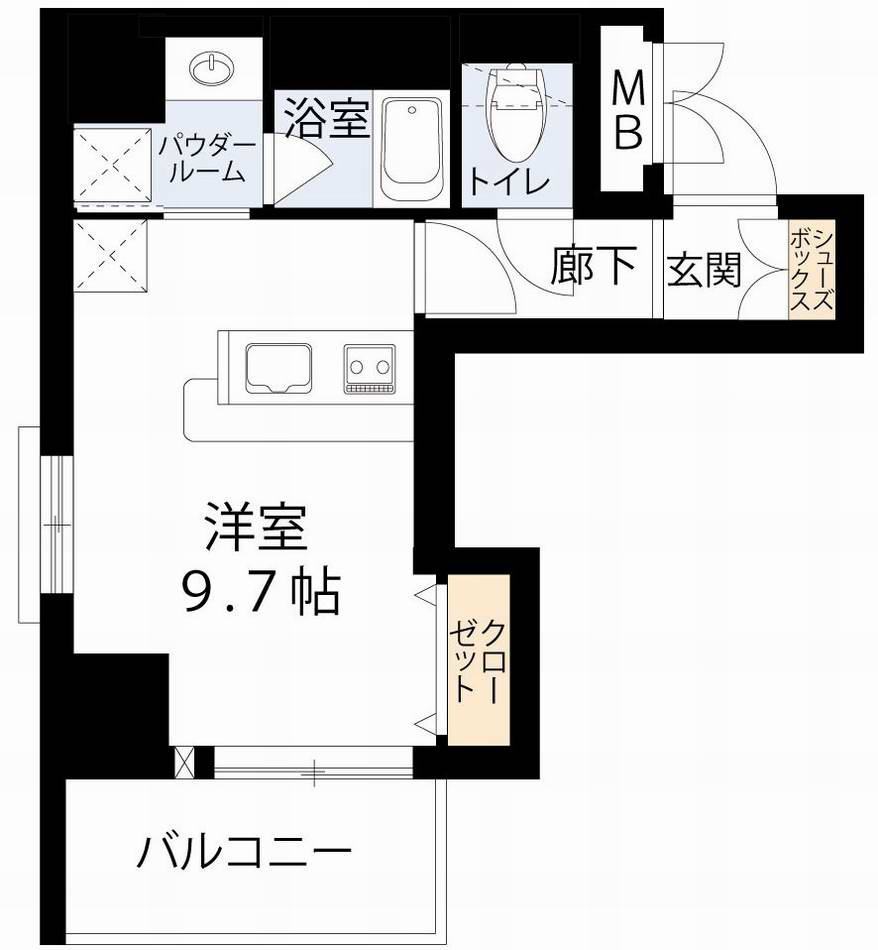 2階の間取り図