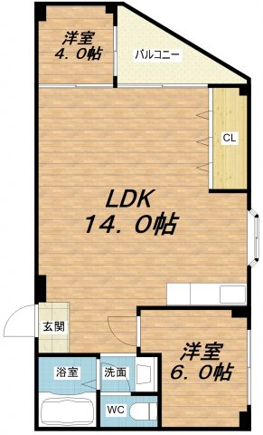 3階の間取り図