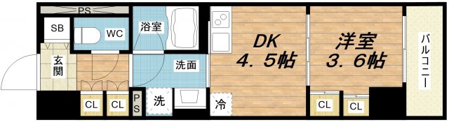7階の間取り図