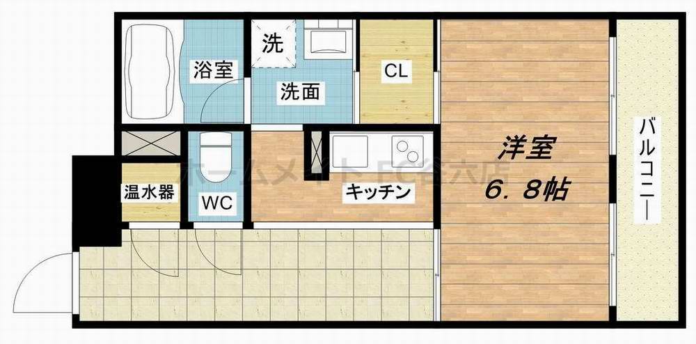 アーバンフラッツ瓦町(11階 / 南 / 1DK)の外観 アーバンフラッツ瓦町(11階 / 南 / 1DK)の外観