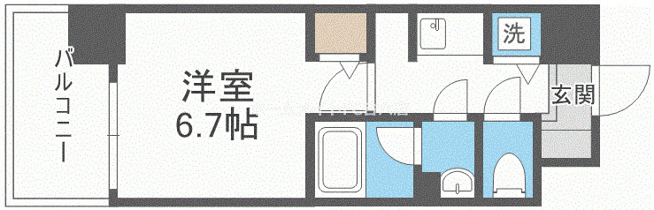 4階の間取り図