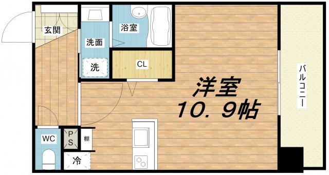 アドバンス大阪城アンジュ(13階 / 西 / 1K)の外観 アドバンス大阪城アンジュ(13階 / 西 / 1K)の外観