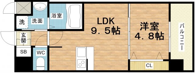 10階の間取り図