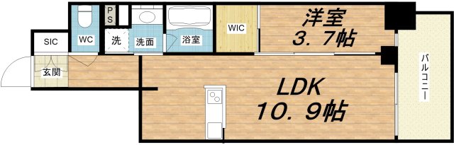 5階の間取り図