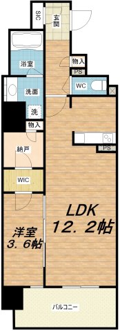 5階の間取り図