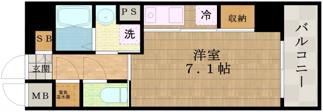9階の間取り図
